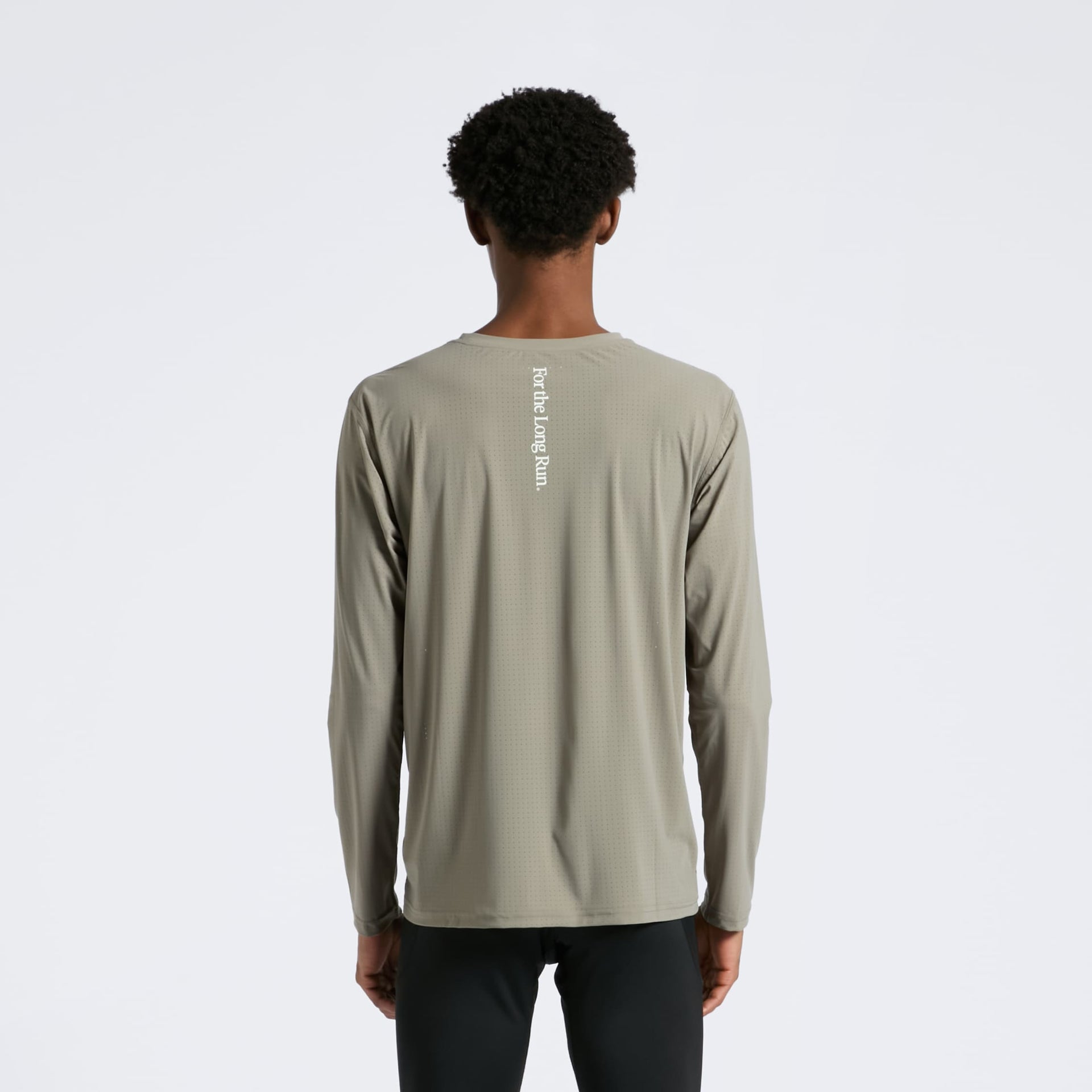 Perforated Performance Long Sleeve - Olive