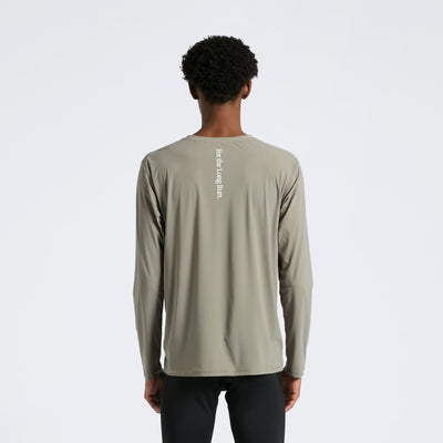 Perforated Performance Long Sleeve - Olive