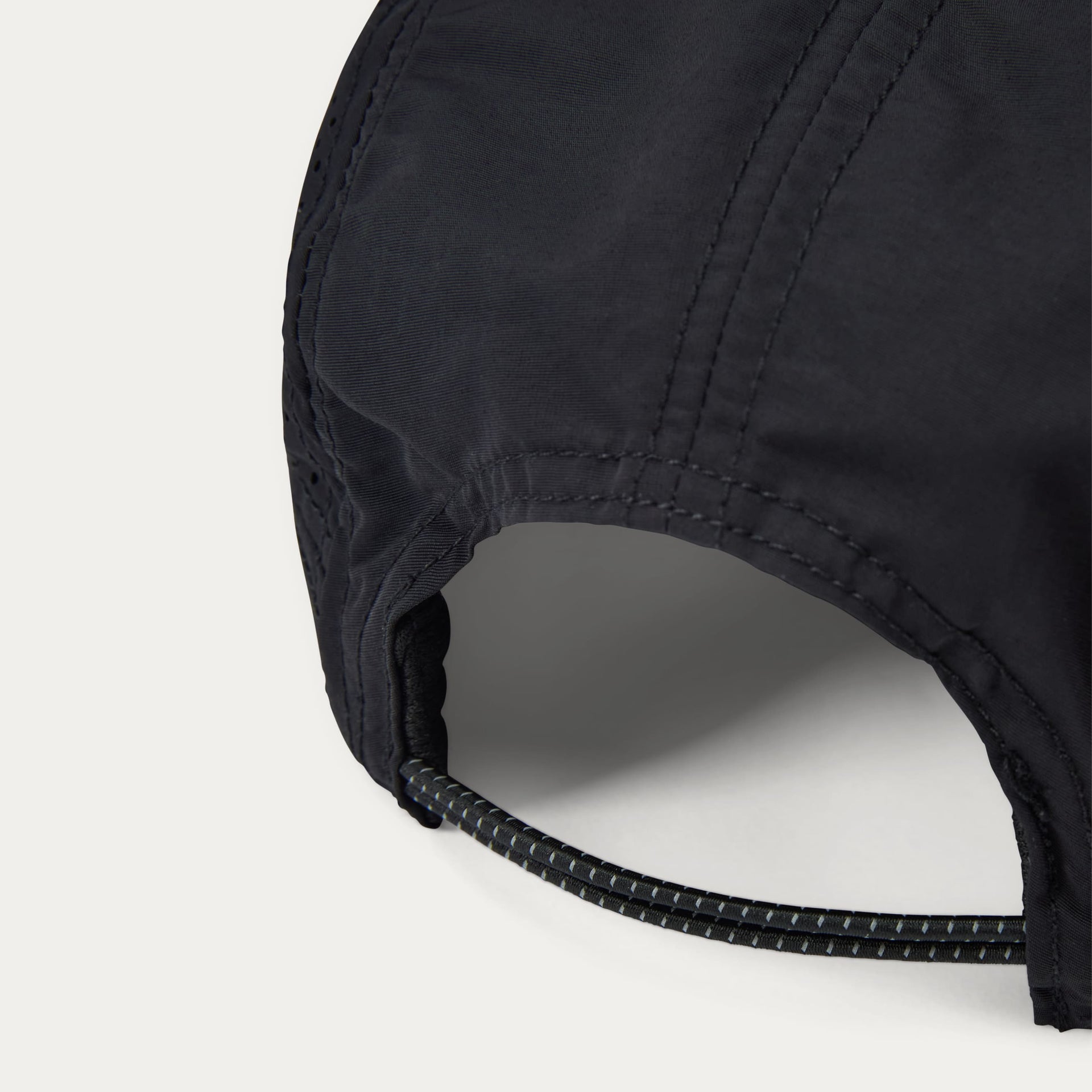 Perforated Running Cap - Black