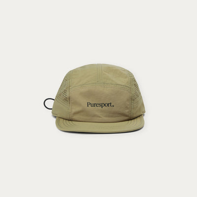 Perforated Running Cap - Olive