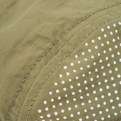 Perforated Running Cap - Olive