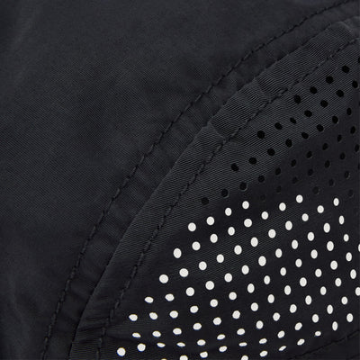 Perforated Running Cap - Black