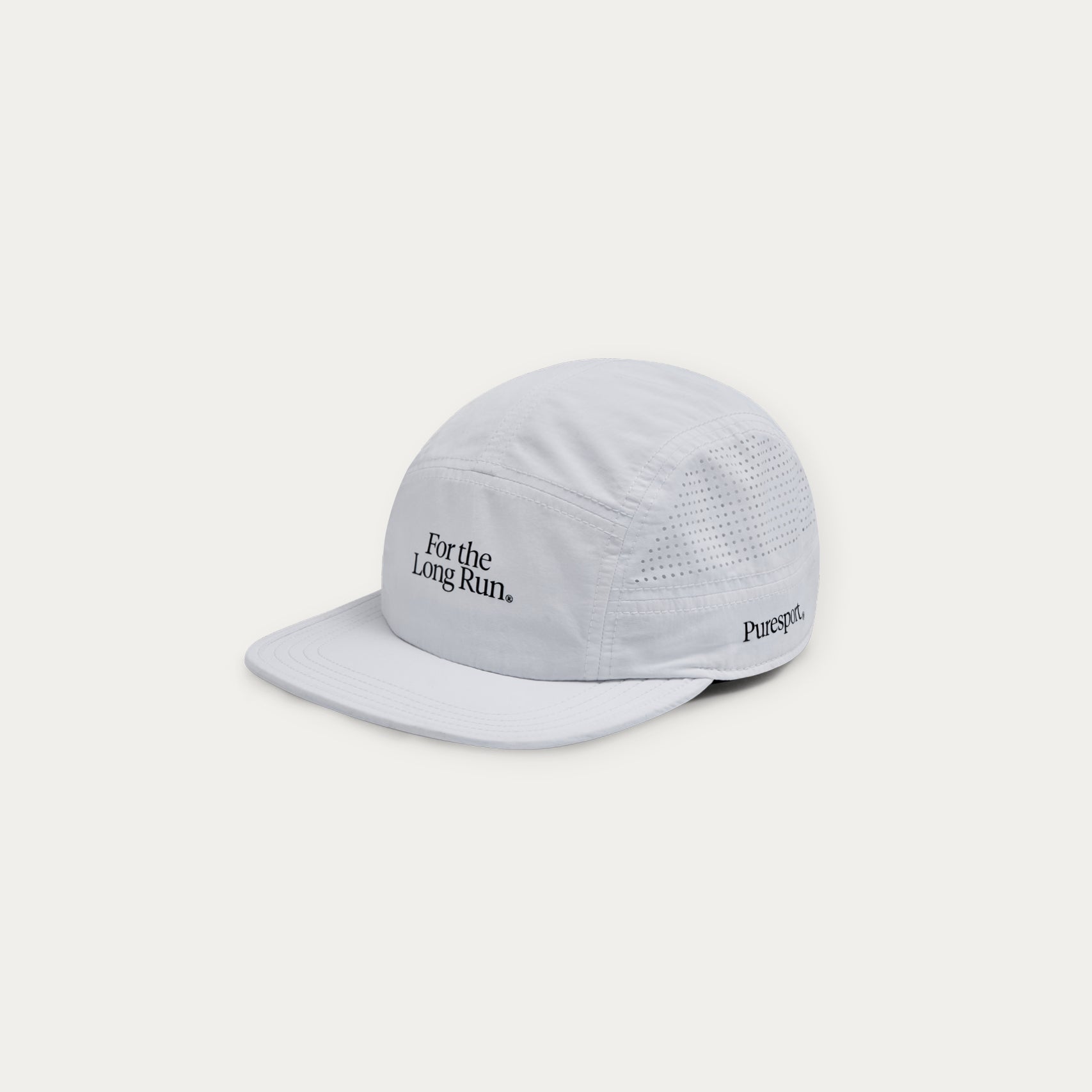 Perforated Running Cap - For the Long Run® - White