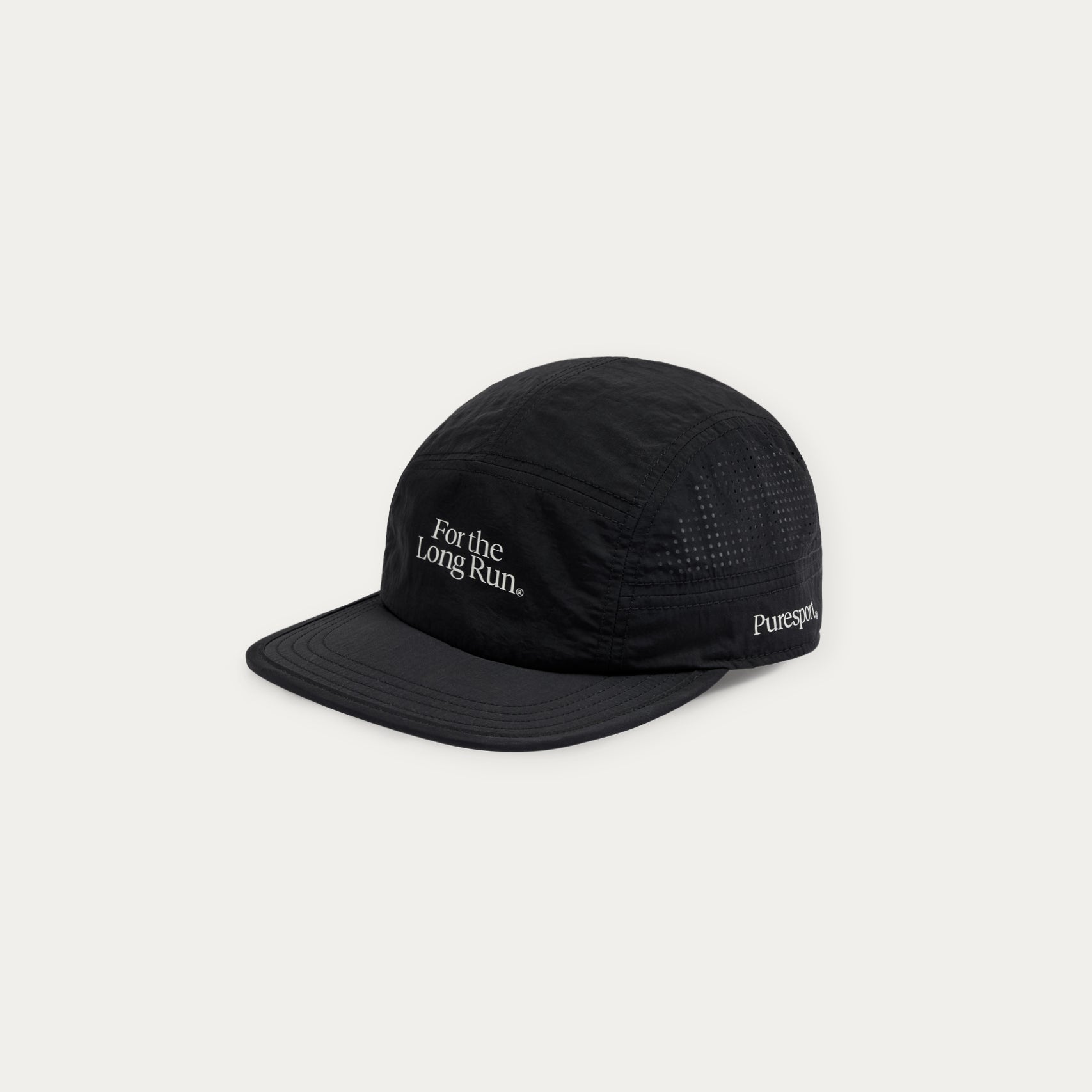 Perforated Running Cap - For the Long Run® - Black