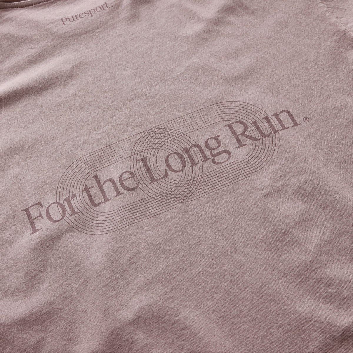 For the Long Run® T-Shirt - Washed Purple