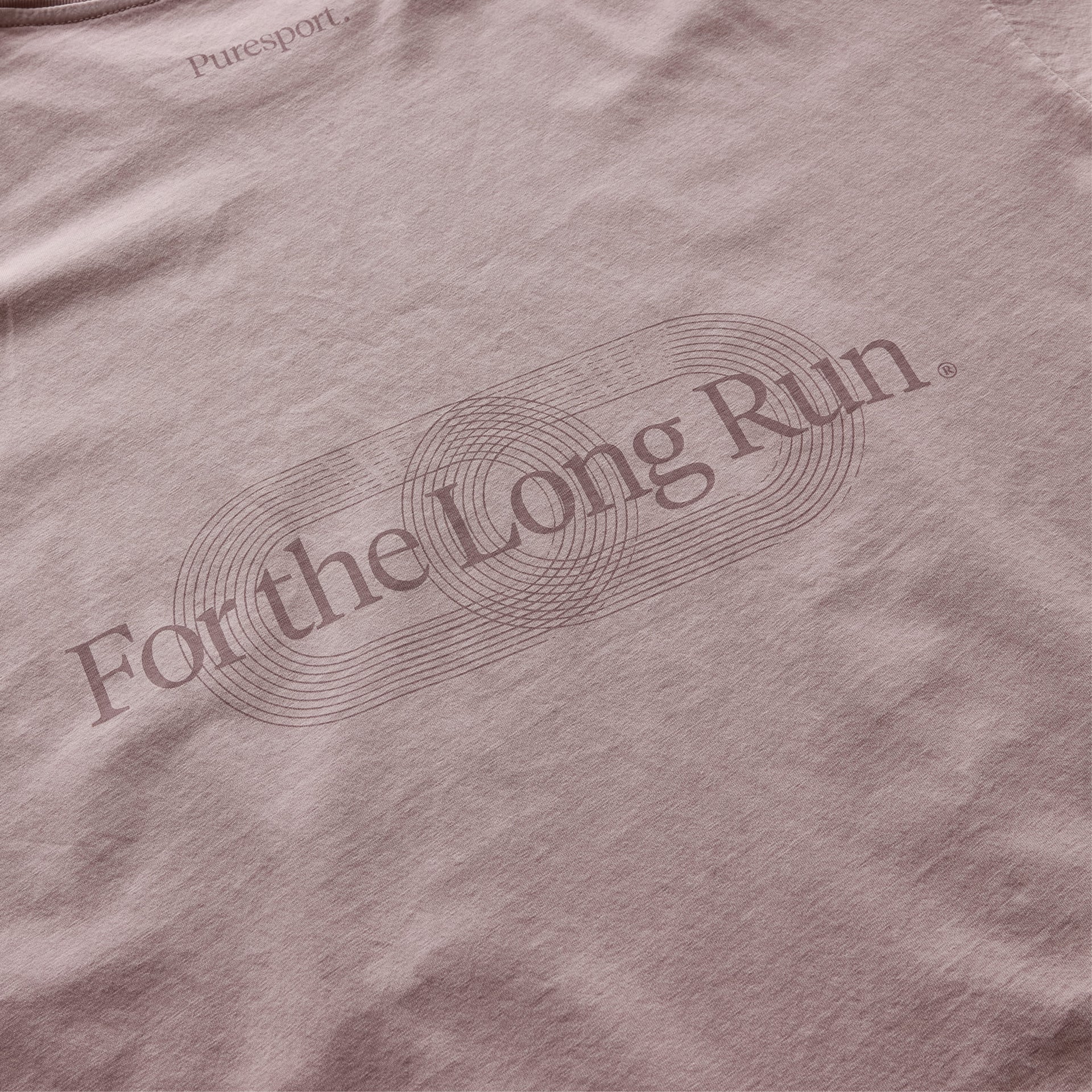 For the Long Run® T-Shirt - Washed Purple