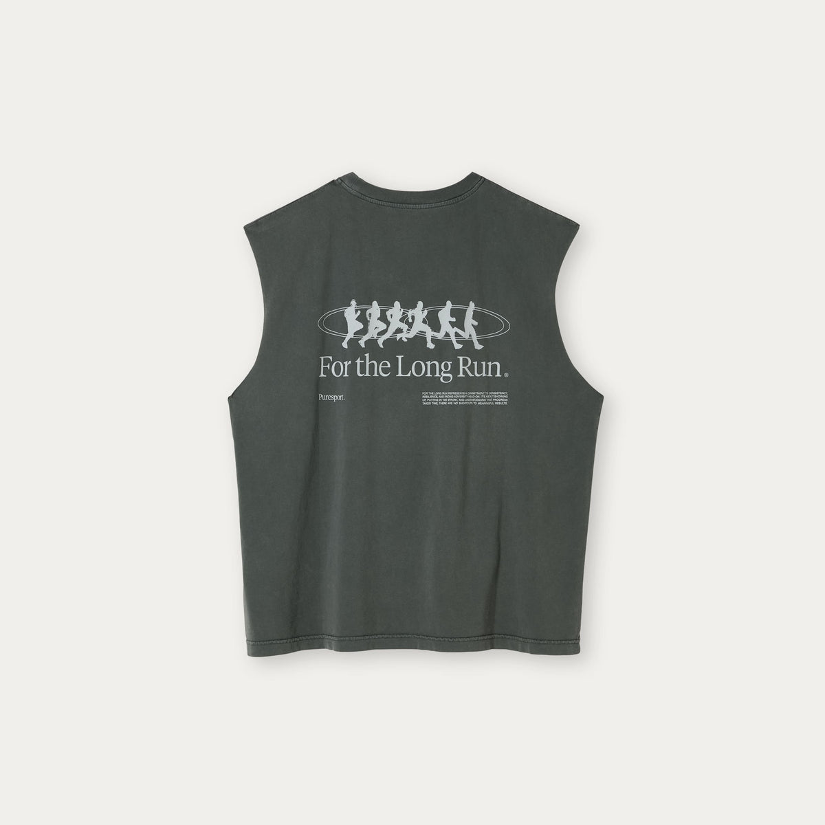 For the Long Run® Cut-Off - Washed Black