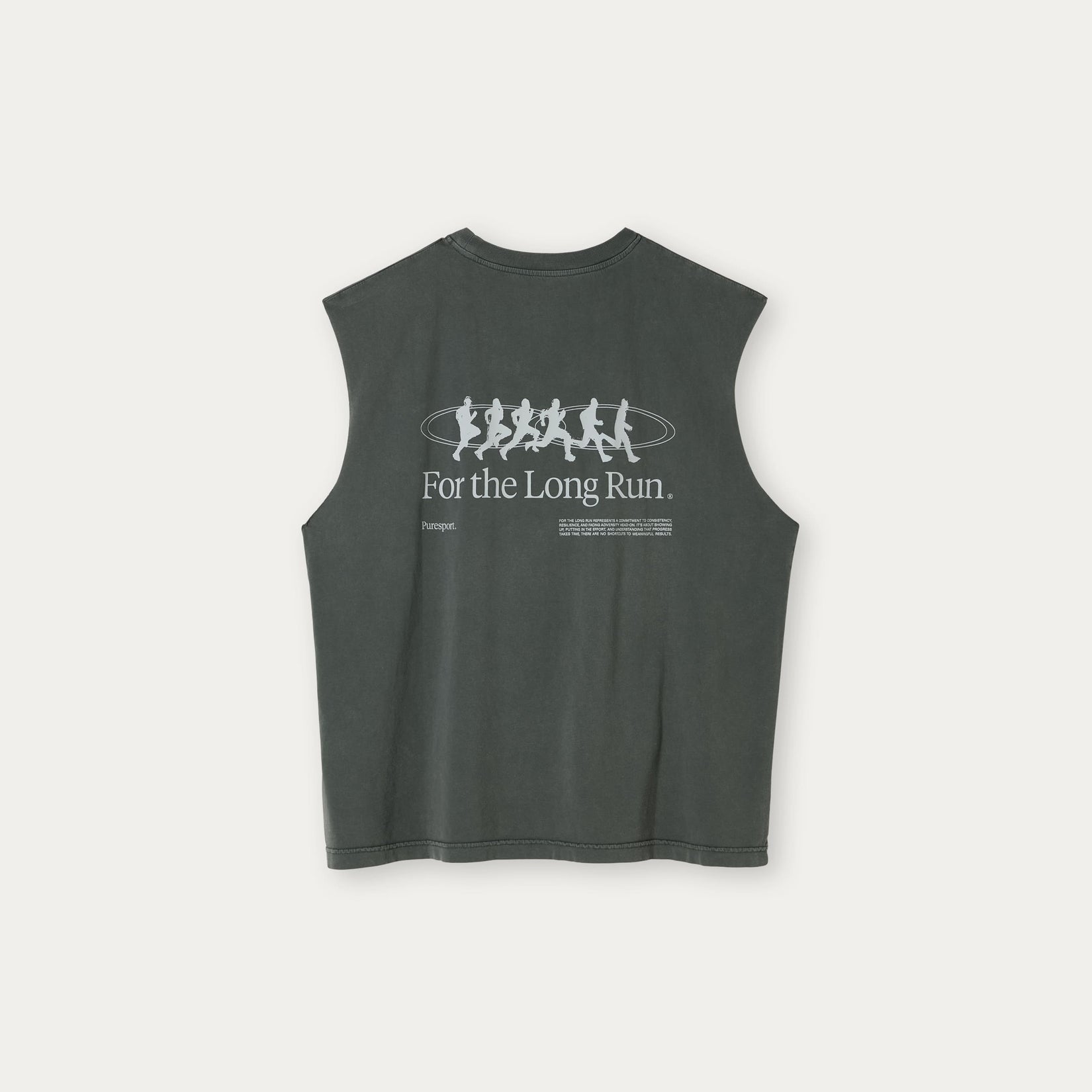 For the Long Run® Cut-Off - Washed Black