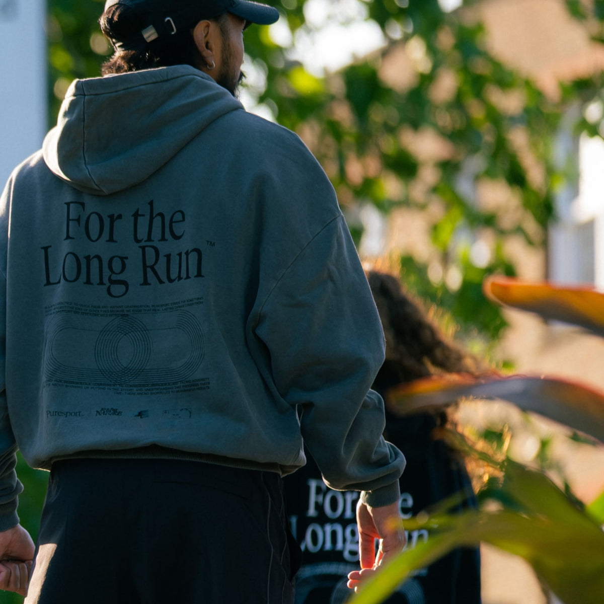 For the Long Run Hoodie - Washed Grey