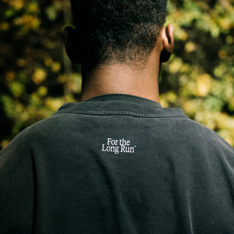 For the Long Run® T-Shirt - Washed Black