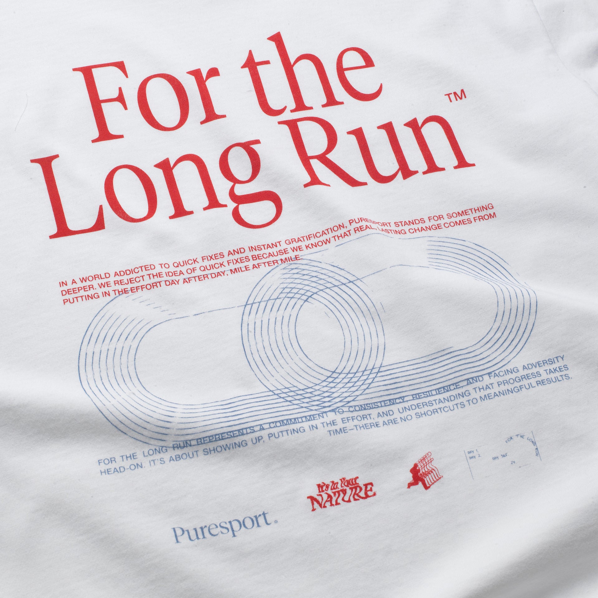 For the Long Run T-Shirt - White