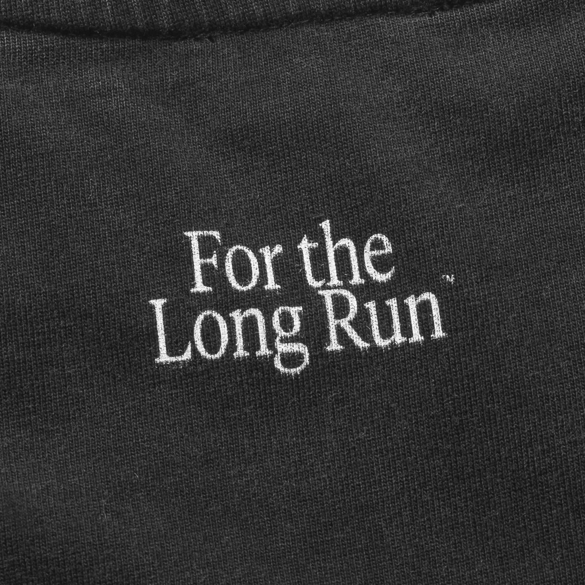 For the Long Run T-Shirt - Washed Black