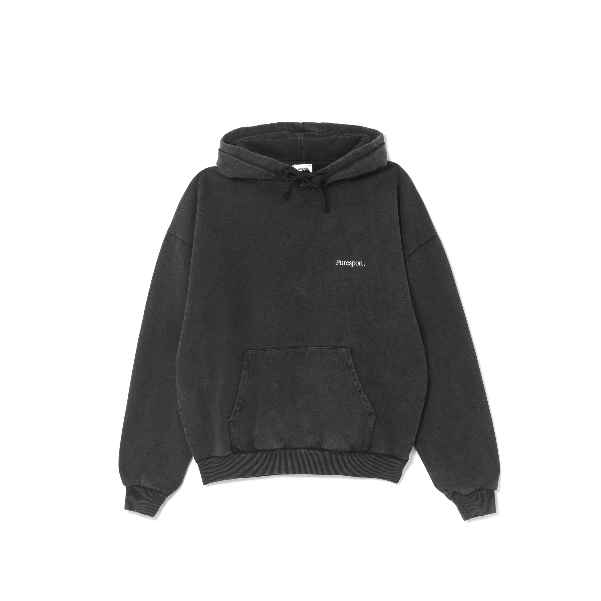 For the Long Run Hoodie - Washed Black