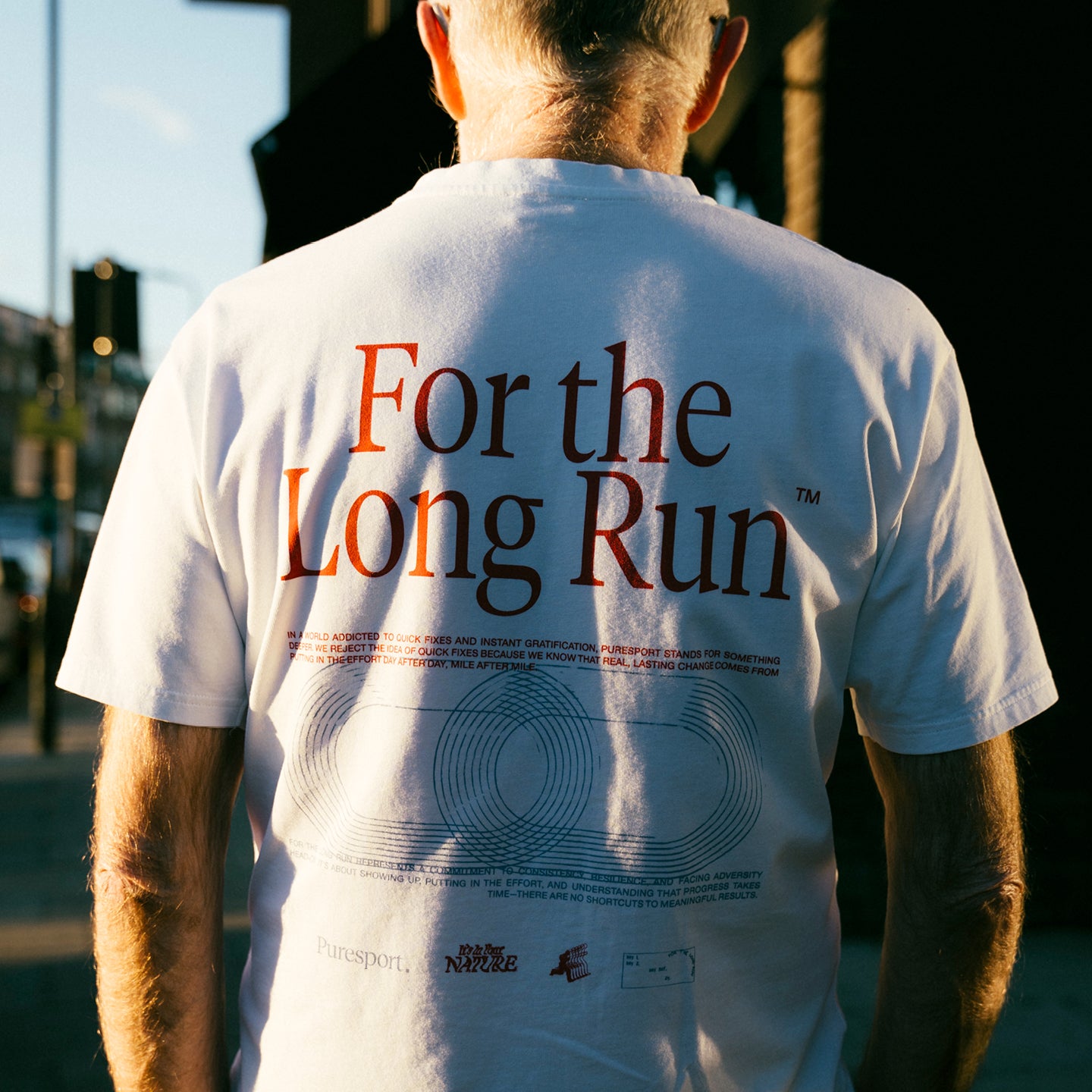 For the Long Run T-Shirt - White