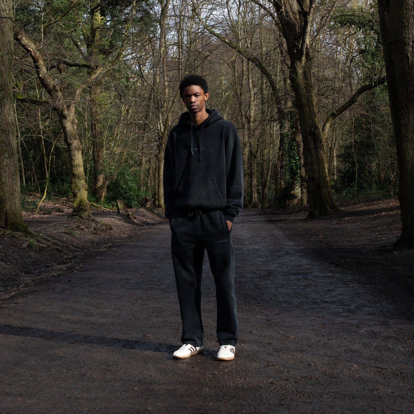Tonal Hoodie - Washed Black