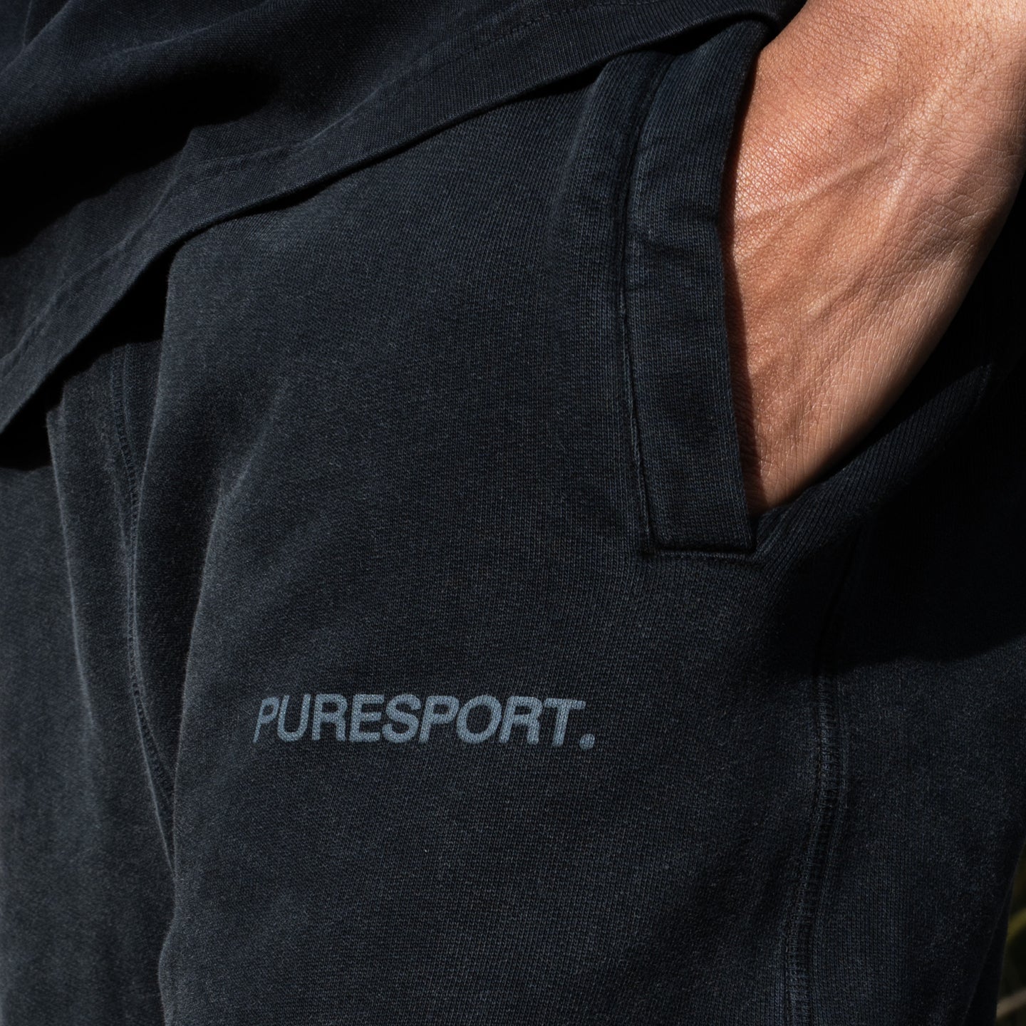 Tonal Sweatpants - Washed Black