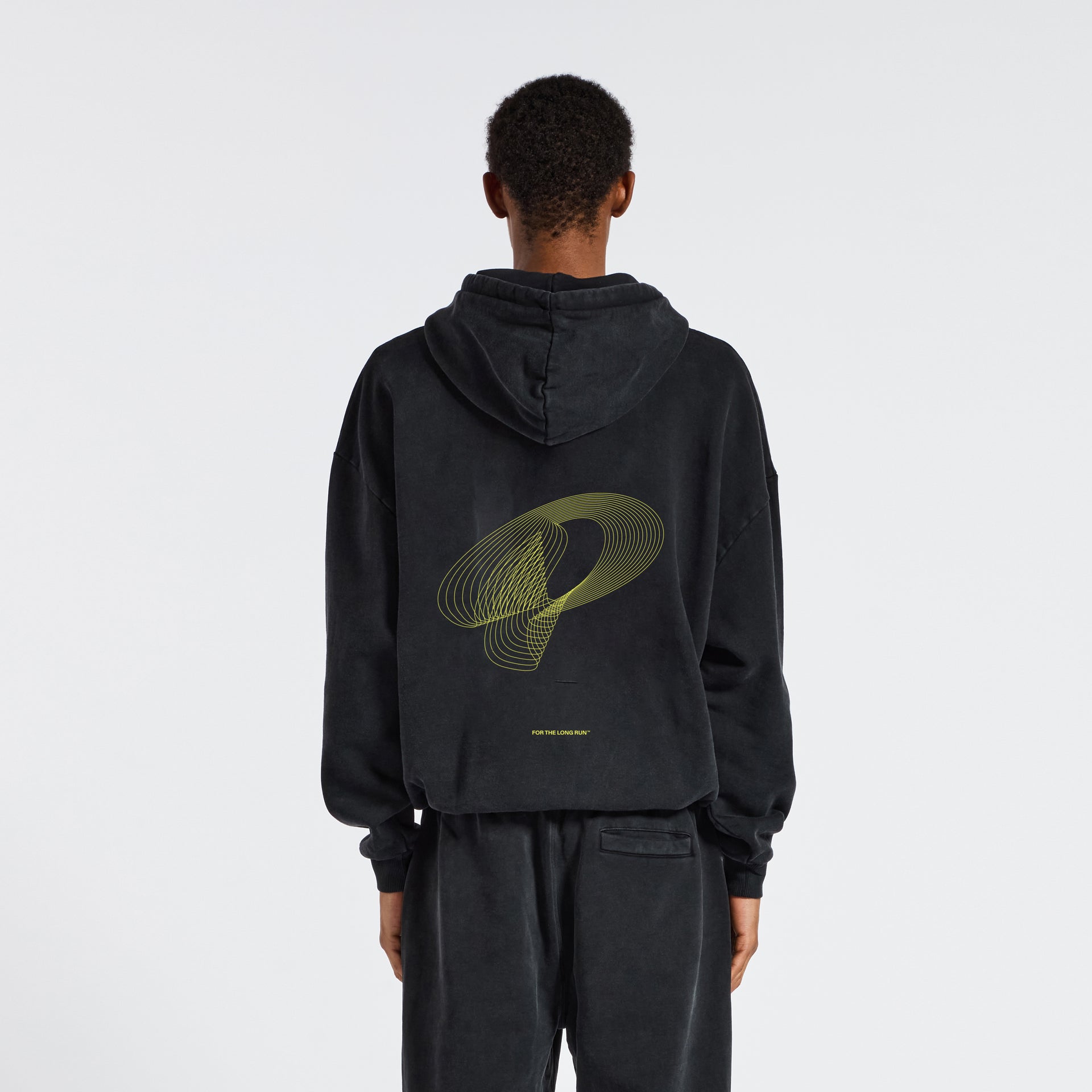Marathon Hoodie - Washed Black