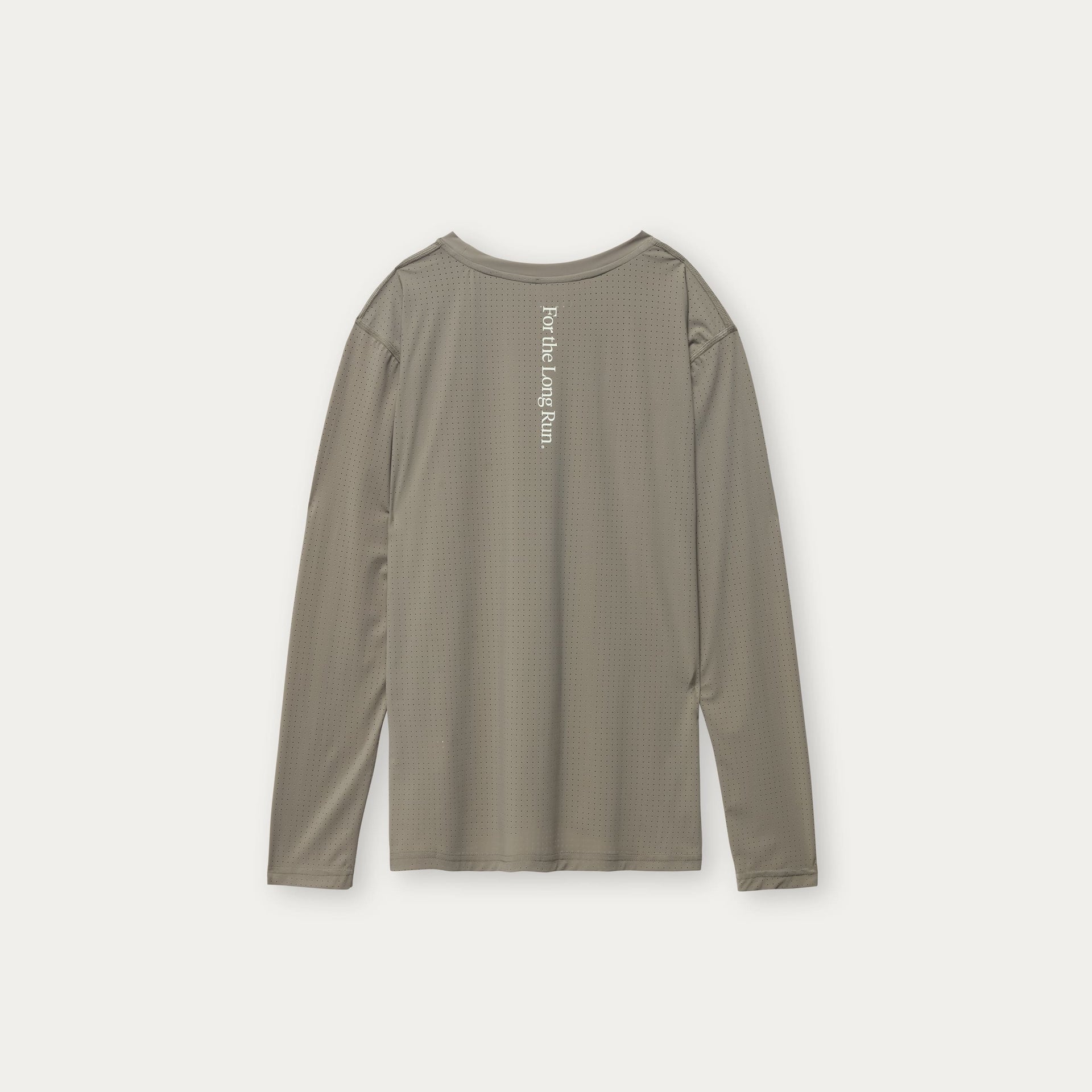 Perforated Performance Long Sleeve - Olive