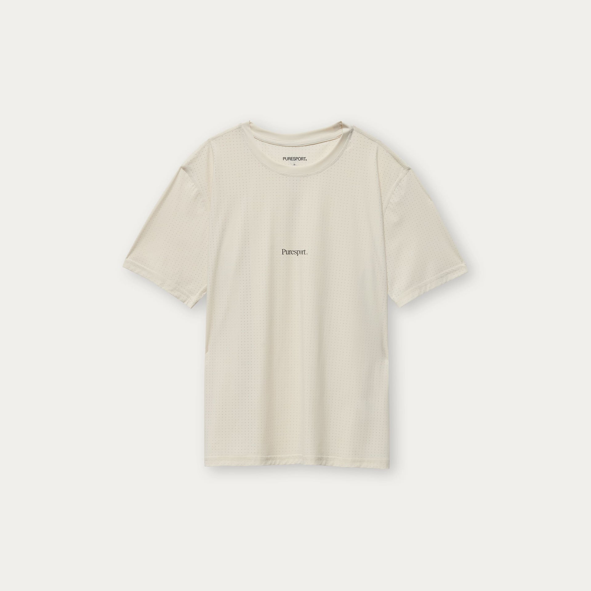 Perforated Performance Short Sleeve - Sand