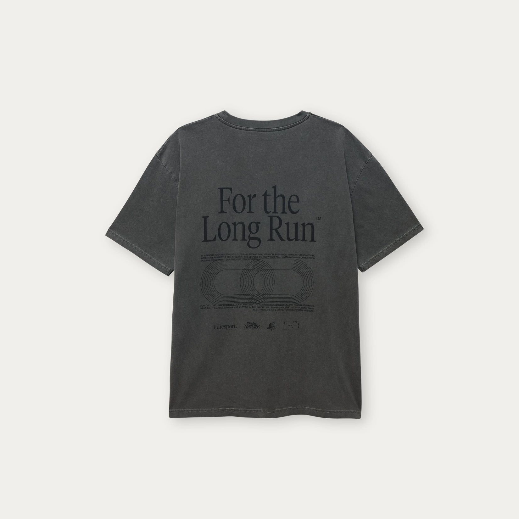 For the Long Run® T-Shirt - Washed Grey