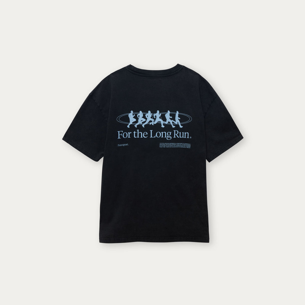 For the Long Run® Motion T-Shirt – Washed Black
