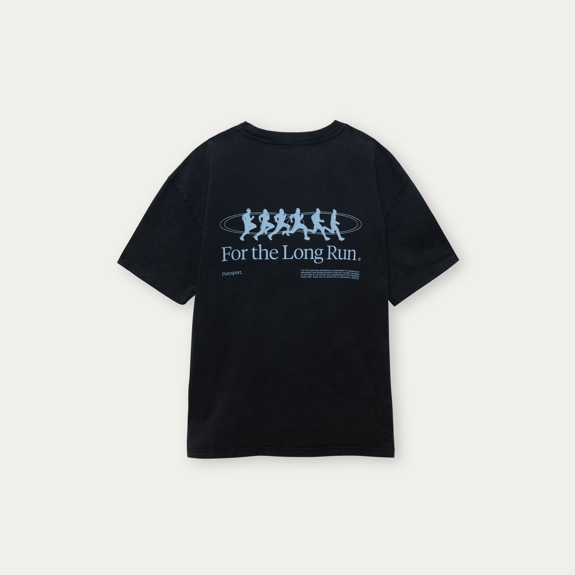 For the Long Run® Motion T-Shirt – Washed Black