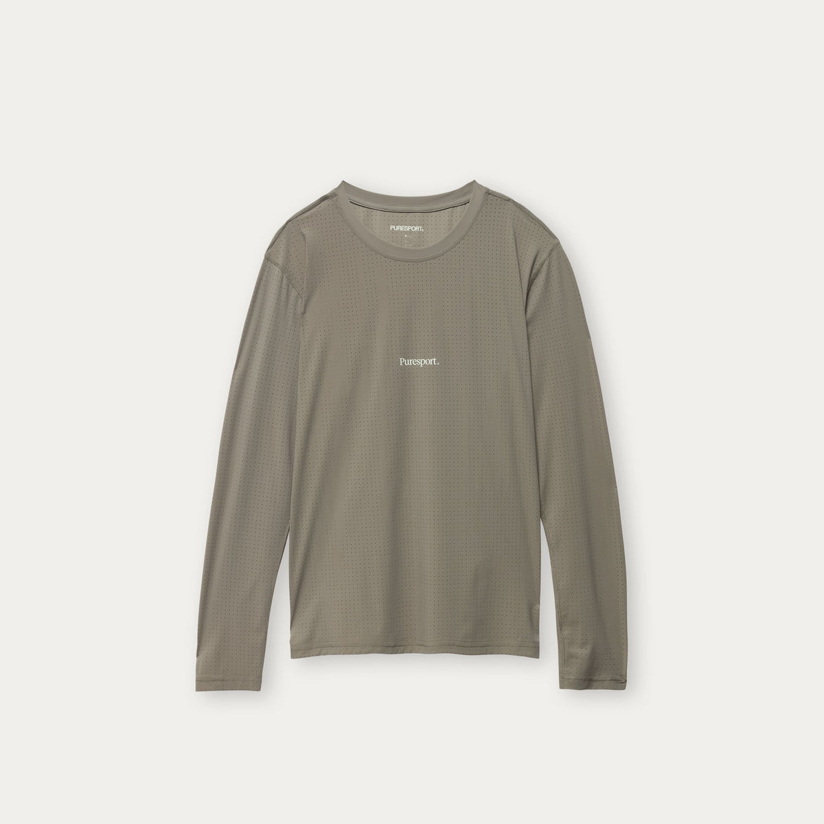 Perforated Performance Long Sleeve - Olive