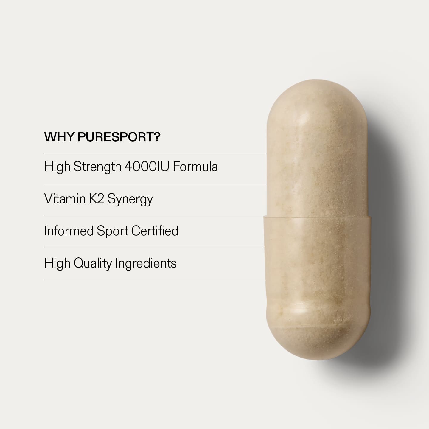 4000IU Vitamin D3 + K2