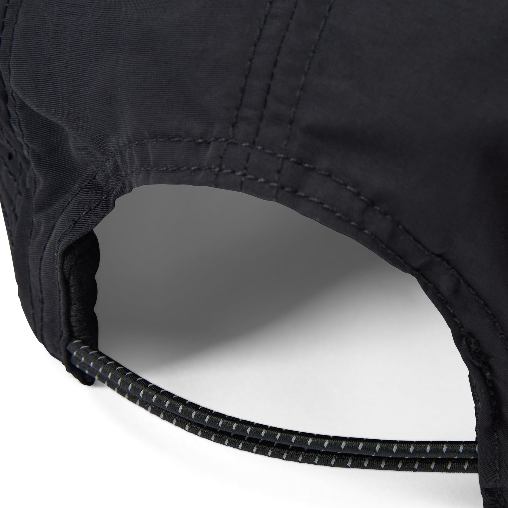 Perforated Running Cap - Black