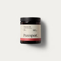A bottle of Puresport Vitamin D3 supplement with a label showing the brand name and the product name.