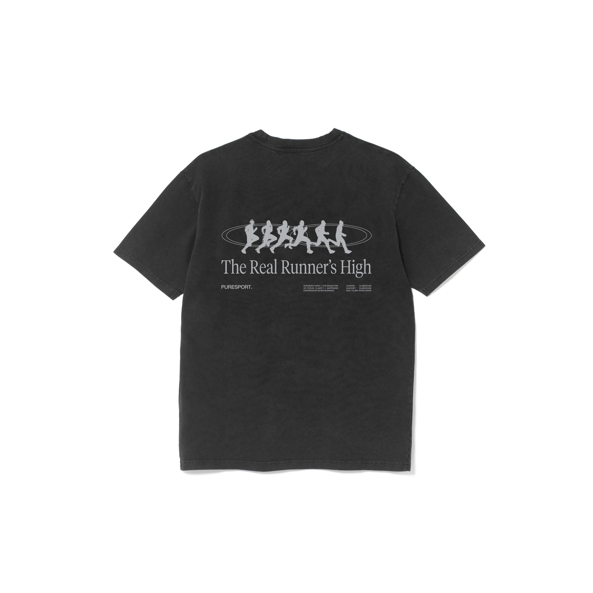 The Real Runner’s High T-Shirt - Washed Black