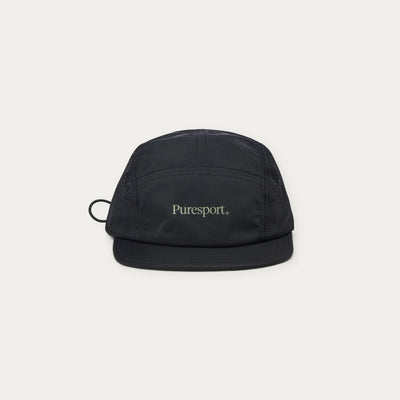 Perforated Running Cap - Black