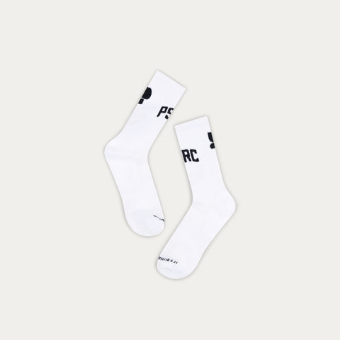 Performance Running Socks - White/Navy
