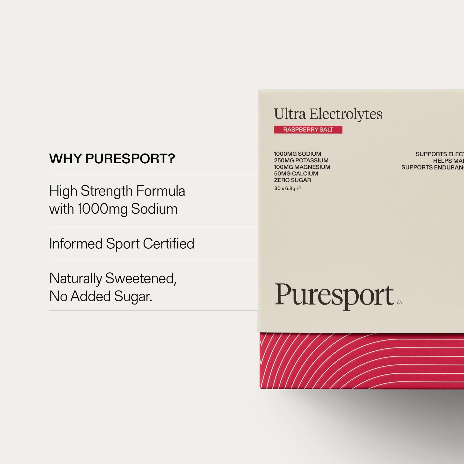 Ultra Electrolytes (30 pack) - Raspberry Salt