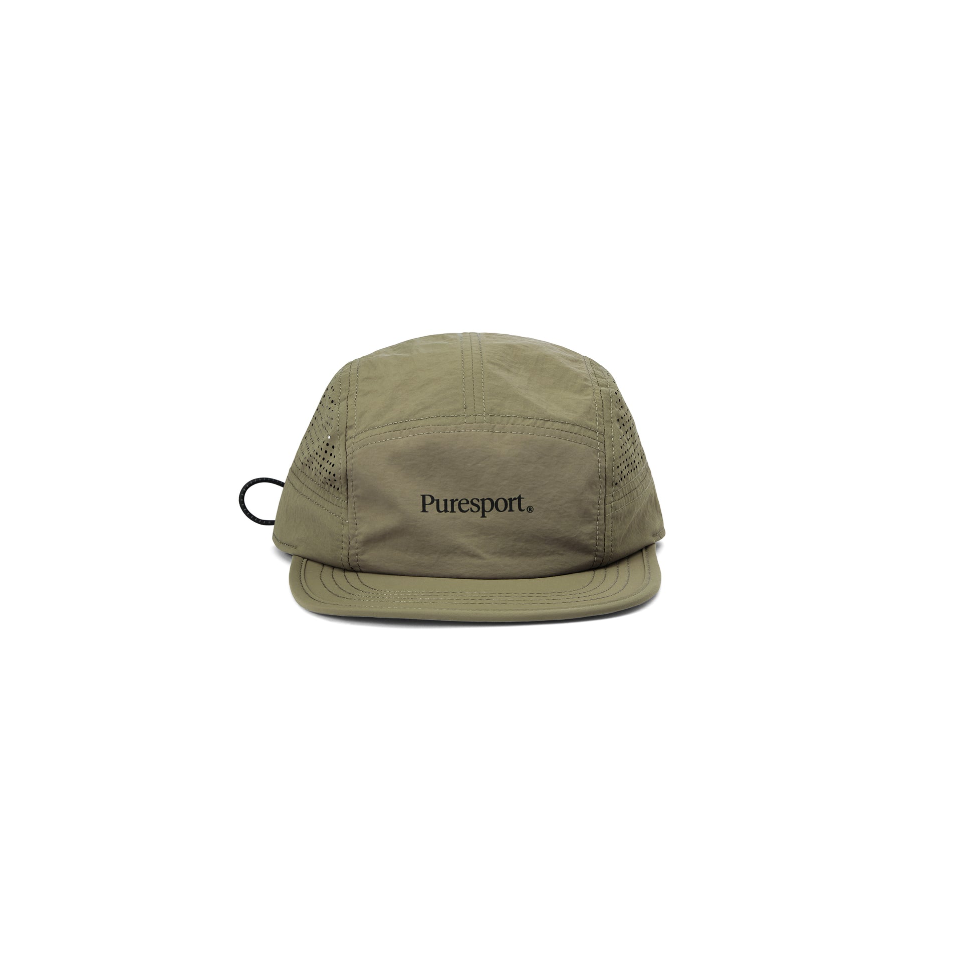 Perforated Running Cap - Olive