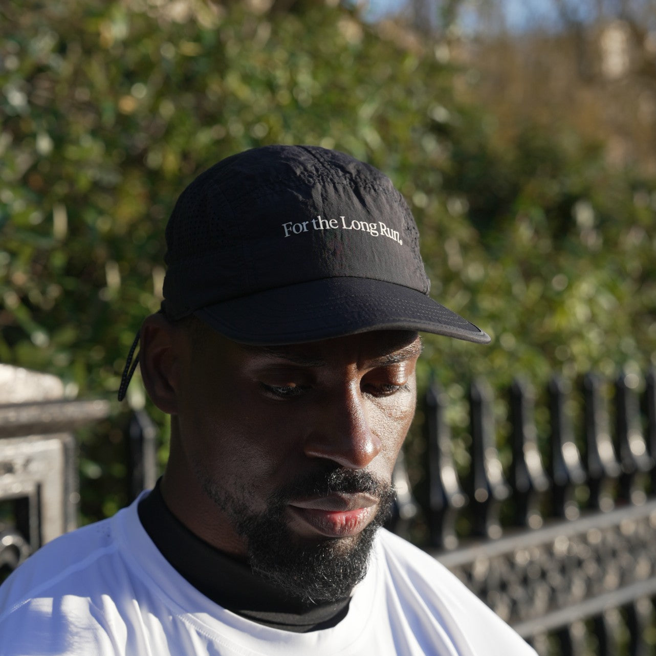 Perforated Running Cap - For the Long Run® - Black