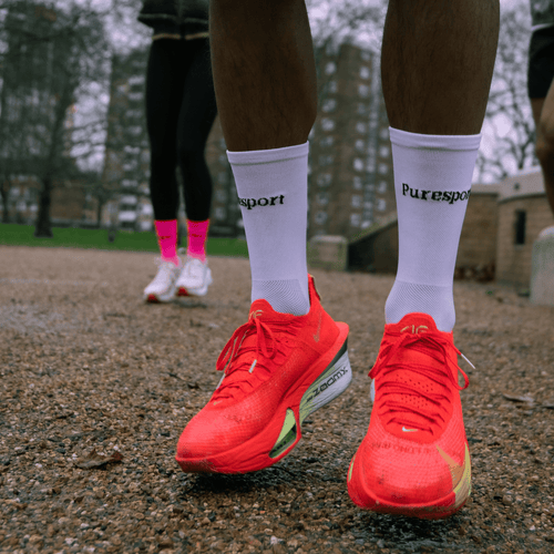 Performance Running Socks - White