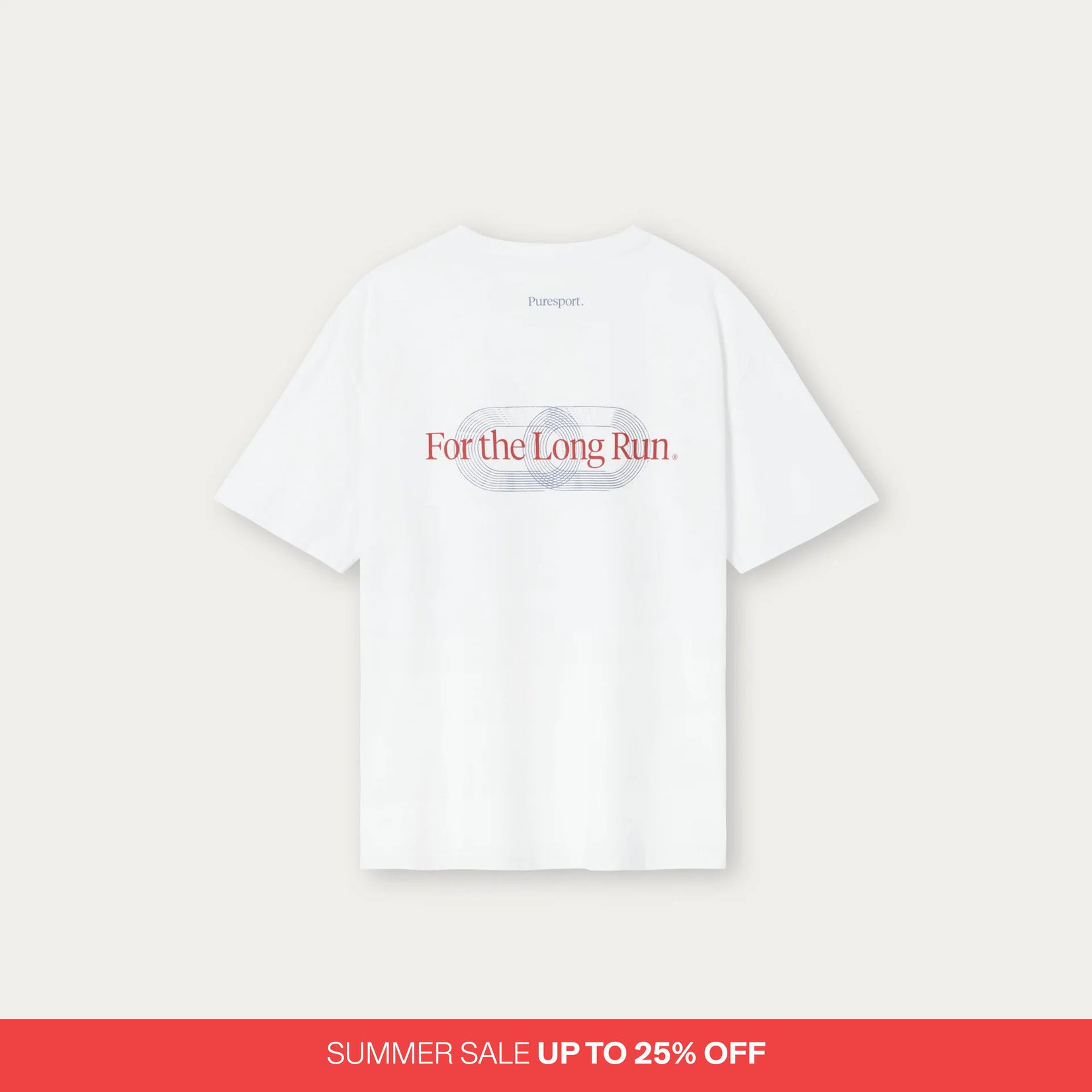 For the Long Run® Track T-Shirt - White