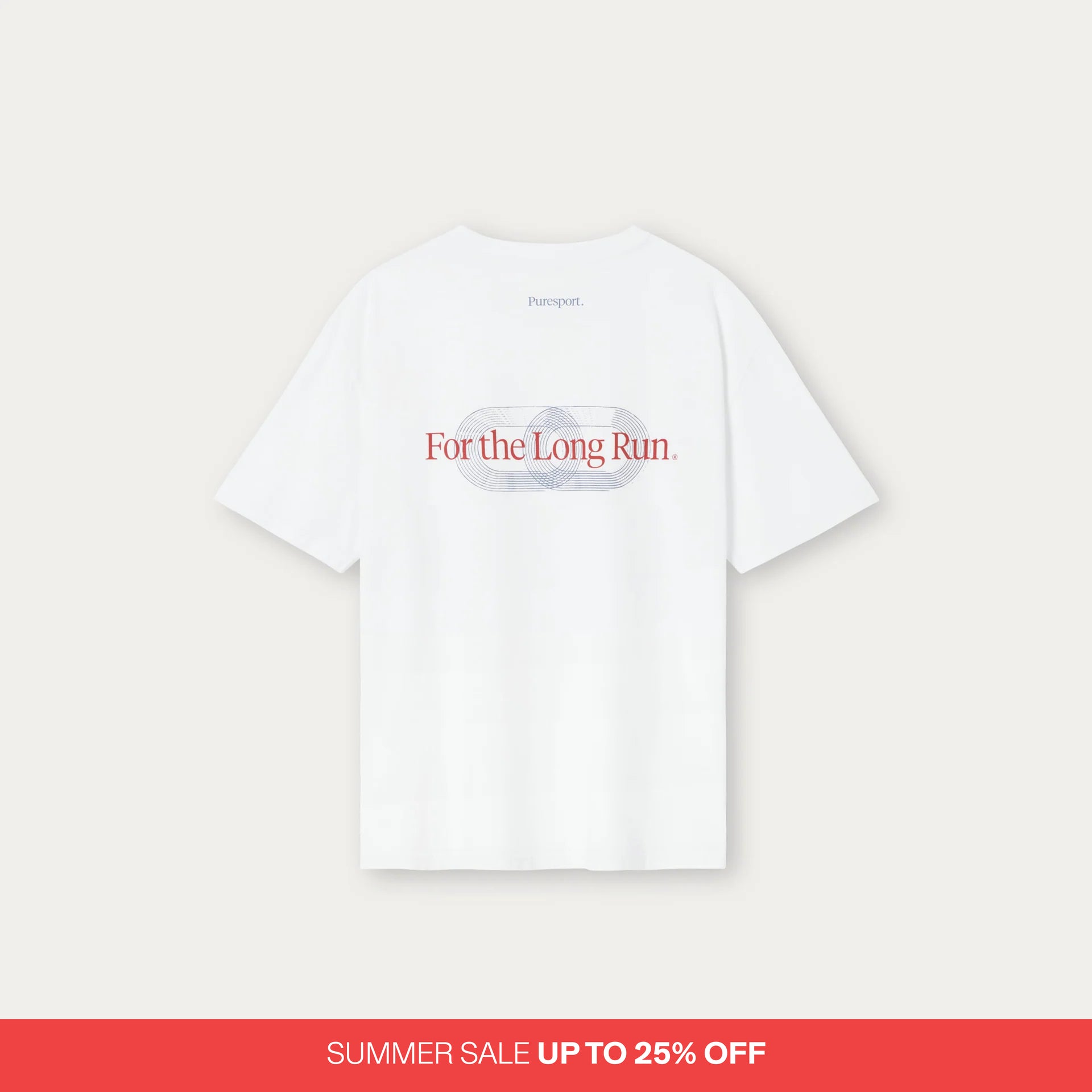 For the Long Run® Track T-Shirt - White