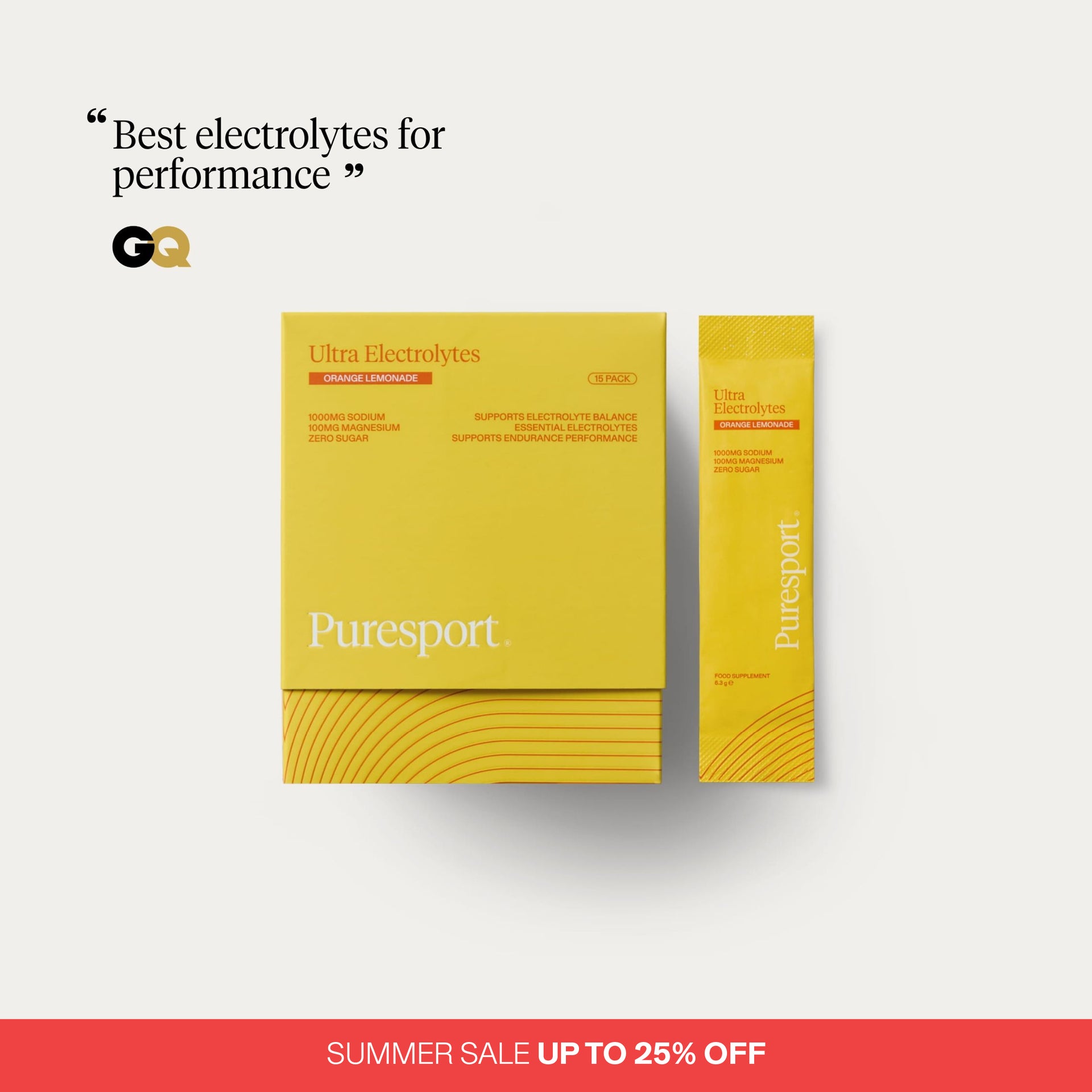 Ultra Electrolytes (15 pack) - Orange Lemonade