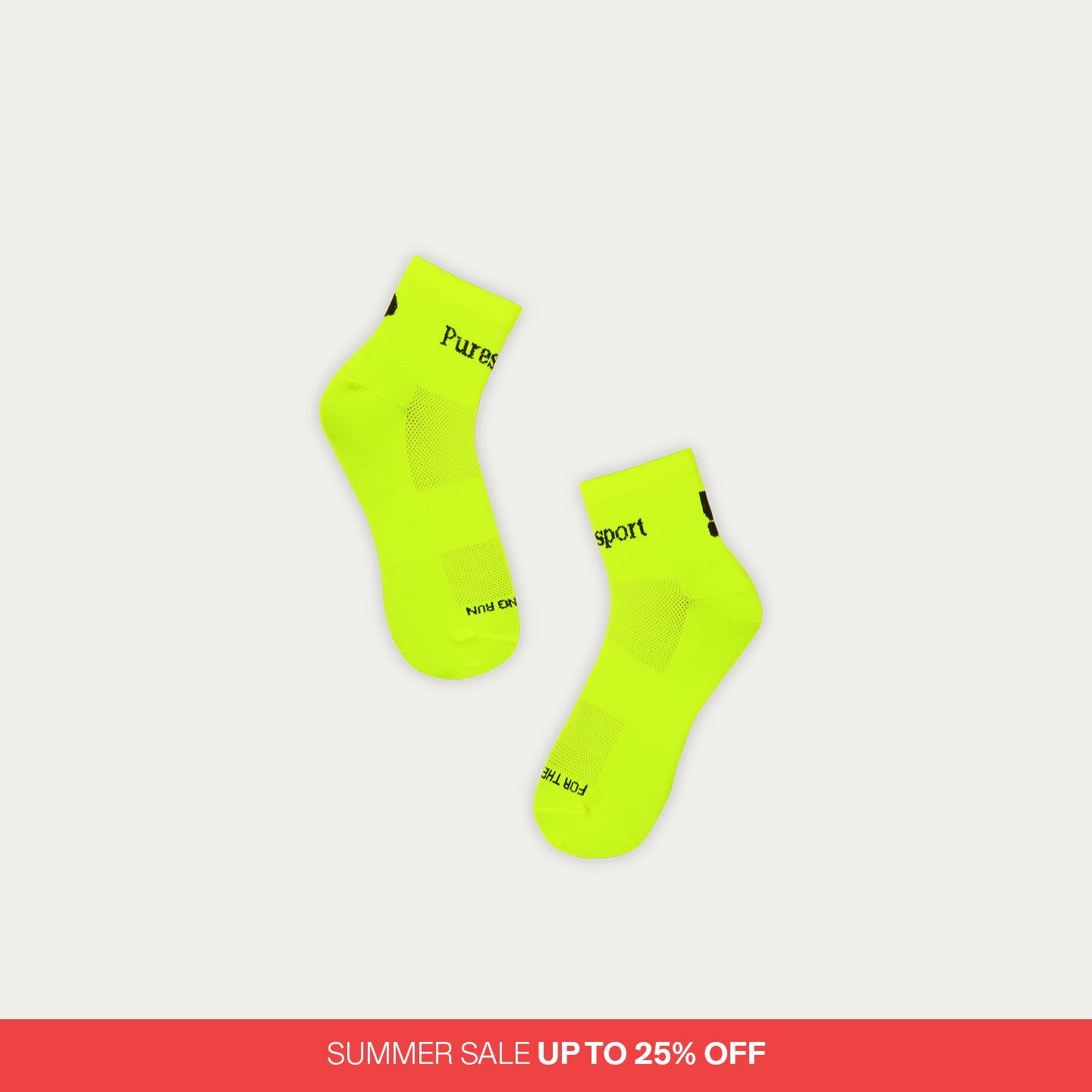 Performance Ankle Socks - Yellow
