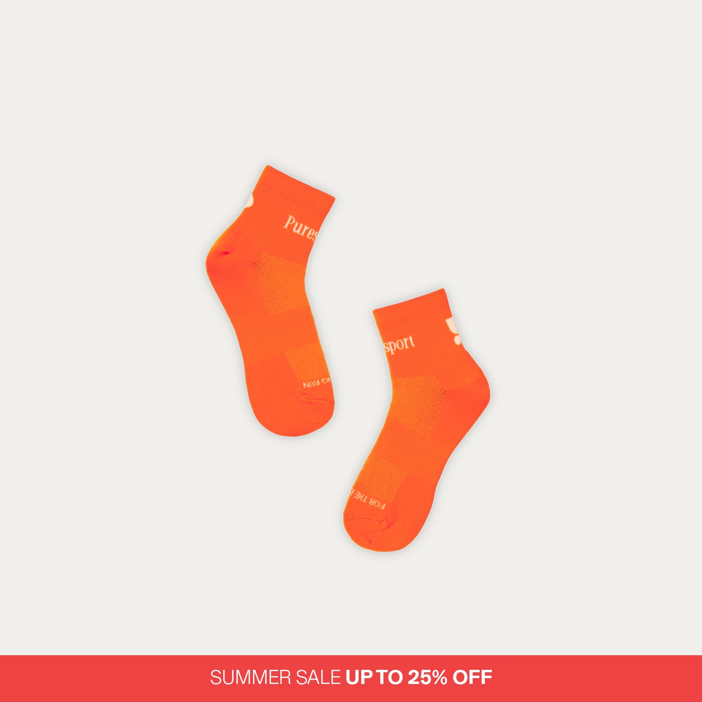 Performance Ankle Socks - Orange