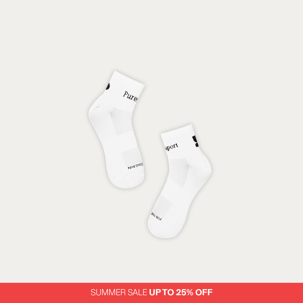 Performance Ankle Socks - White