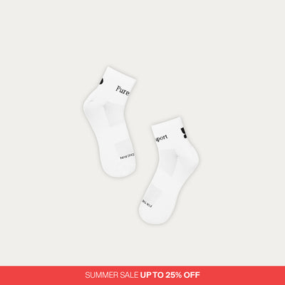 Performance Ankle Socks - White