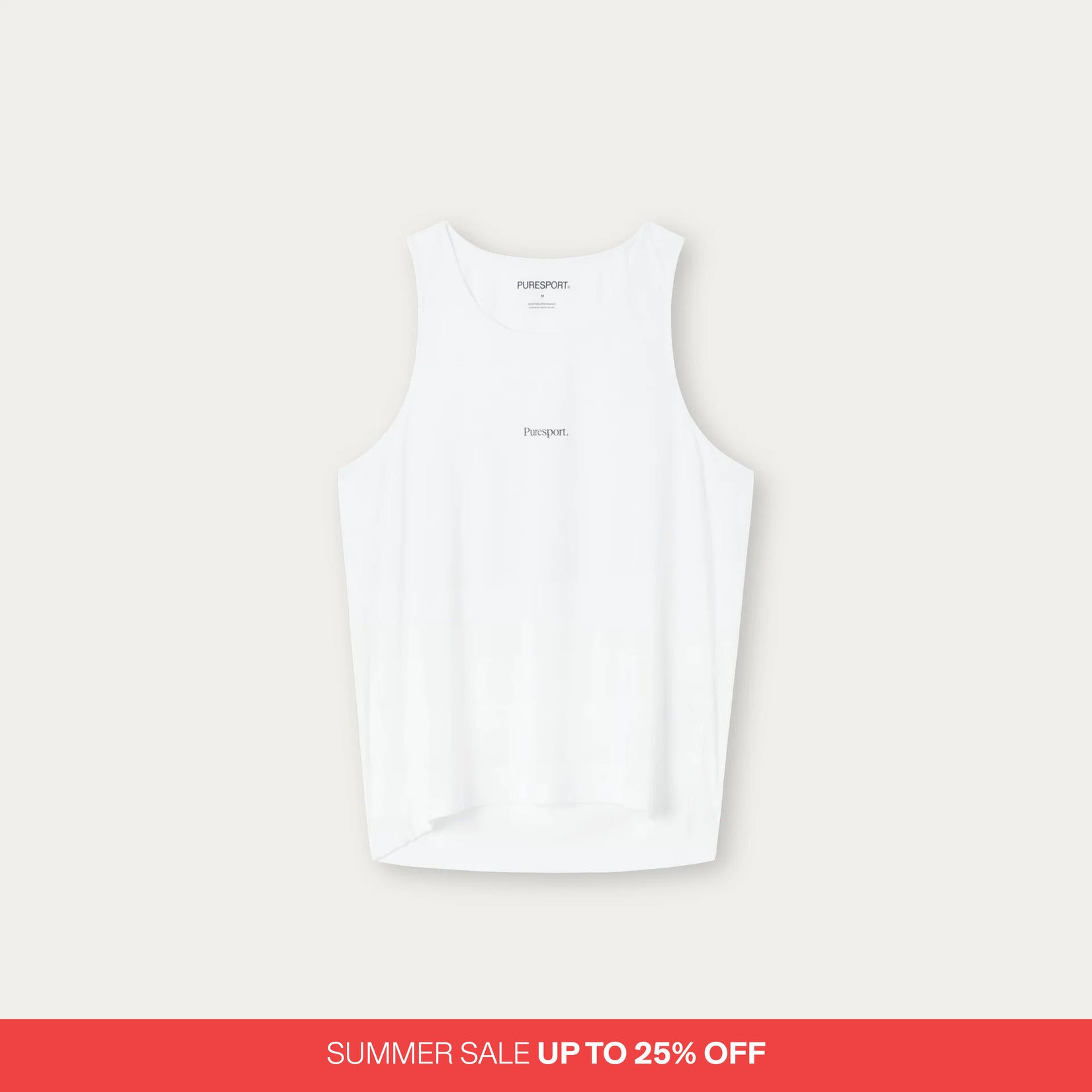 Performance Singlet - White