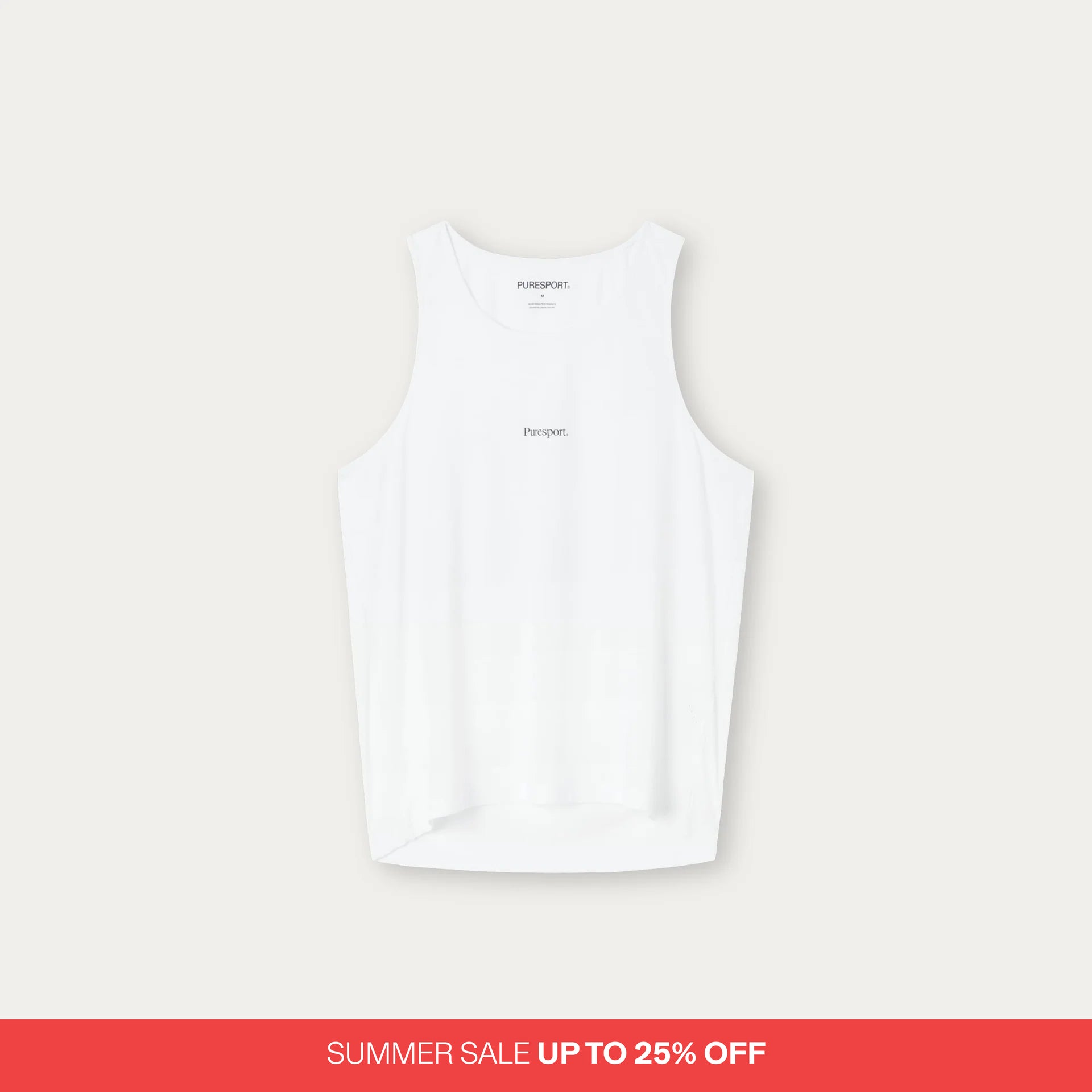 Performance Singlet - White