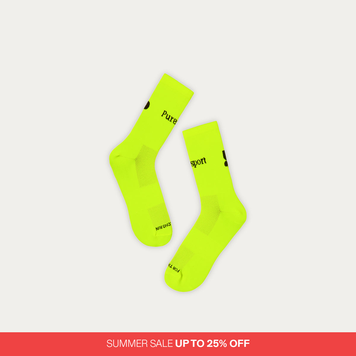 Performance Running Socks - Yellow
