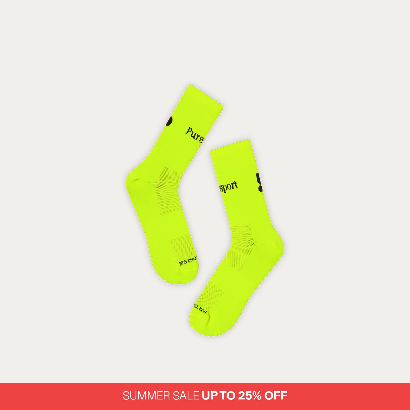Performance Running Socks - Yellow