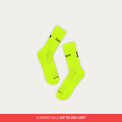 Performance Running Socks - Yellow