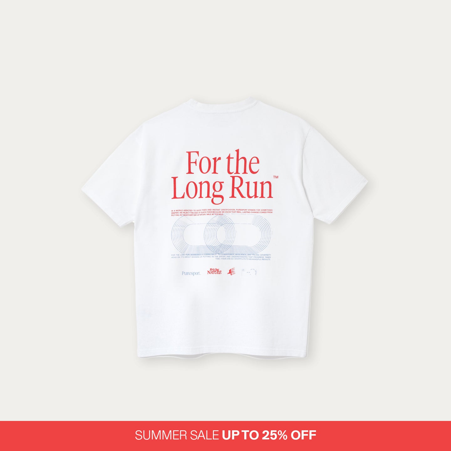 For the Long Run® T-Shirt - White